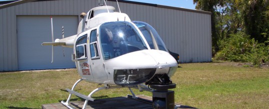 Cineflex Camera on the Bell Jet Ranger Helicopter